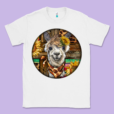 Western Alpaca Classic Tee Designed By Barkaloodesign