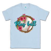 Dusty Blue play ball baseball Classic Tee - BundleAndBundleShop