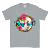 Heather Grey play ball baseball Classic Tee - BundleAndBundleShop