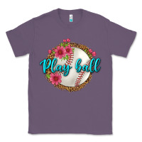 Lavender play ball baseball Classic Tee - BundleAndBundleShop