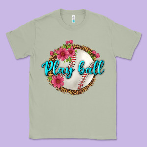 Play Ball Baseball Classic Tee Designed By Bundleandbundleshop