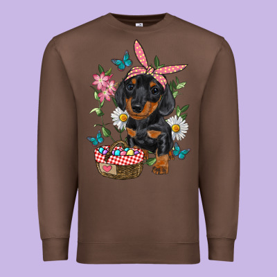 Premium Sweatshirt easter dachshund