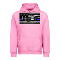 Fuchsia Pink thin blue line police car sippy cup Urban Hoodie - Artiststas