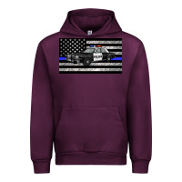Mauve Wine thin blue line police car sippy cup Urban Hoodie - Artiststas