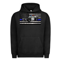 Pigment Black thin blue line police car sippy cup Urban Hoodie - Artiststas