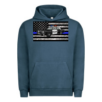 Pigment Midnight Navy thin blue line police car sippy cup Urban Hoodie - Artiststas
