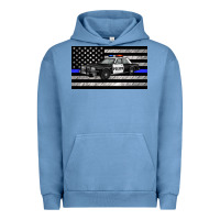 Pigment Pebble Blue thin blue line police car sippy cup Urban Hoodie - Artiststas