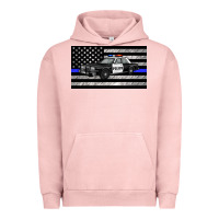 Pigment Salmon thin blue line police car sippy cup Urban Hoodie - Artiststas