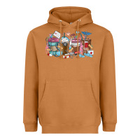 Meerkat nurse elements coffee cups Heavyweight Hoodie - MaliasSmallBusiness