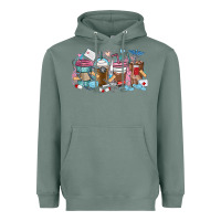 Sage nurse elements coffee cups Heavyweight Hoodie - MaliasSmallBusiness