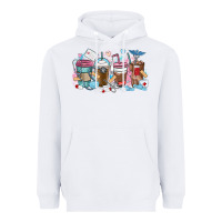 White nurse elements coffee cups Heavyweight Hoodie - MaliasSmallBusiness