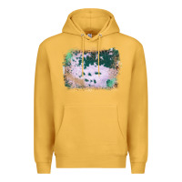 Mustard Western Green Cowhide Frame Premium Hoodie - Bettercallsaul