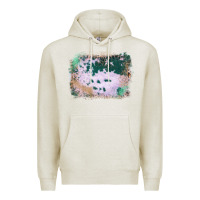 Oatmeal Heather Western Green Cowhide Frame Premium Hoodie - Bettercallsaul