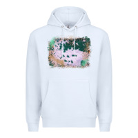 White Western Green Cowhide Frame Premium Hoodie - Bettercallsaul