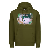Army Green Western Green Cowhide Frame Premium Hoodie - Bettercallsaul