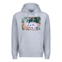 Heather Grey Western Green Cowhide Frame Premium Hoodie - Bettercallsaul