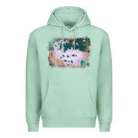 Seafoam Western Green Cowhide Frame Premium Hoodie - Bettercallsaul