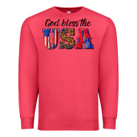 Cardinal god bless the usa Premium Sweatshirt - texasbilliewilder