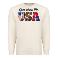 Sandshell god bless the usa Premium Sweatshirt - texasbilliewilder