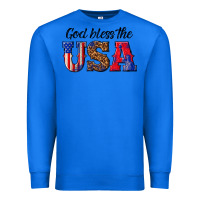 True Royal god bless the usa Premium Sweatshirt - texasbilliewilder