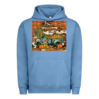 Pigment Pebble Blue grateful thankful blessed Urban Hoodie - JahusDesignShop