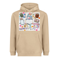 Mushroom sewing Heavyweight Hoodie - MaliasSmallBusiness