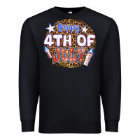 Black happy 4th of july billie wilder Premium Sweatshirt - texasbilliewilder