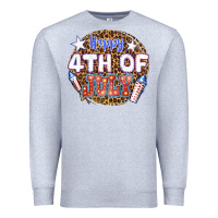 Heather Grey happy 4th of july billie wilder Premium Sweatshirt - texasbilliewilder