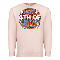 Pale Pink happy 4th of july billie wilder Premium Sweatshirt - texasbilliewilder
