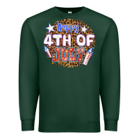 Sports Green happy 4th of july billie wilder Premium Sweatshirt - texasbilliewilder