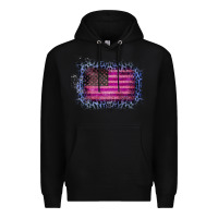 Black Old Leopard American Flag Premium Hoodie - Bettercallsaul