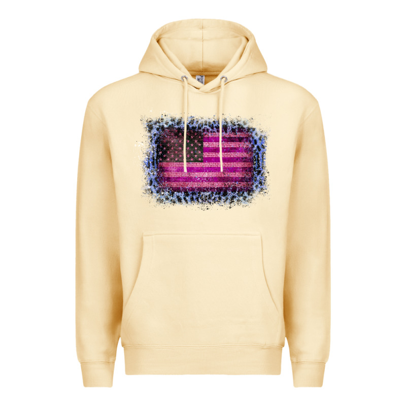 Old Leopard American Flag Premium Hoodie by Bettercallsaul | Teevron
