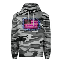 Slate Camo Old Leopard American Flag Premium Hoodie - Bettercallsaul