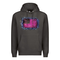 Smoke Old Leopard American Flag Premium Hoodie - Bettercallsaul