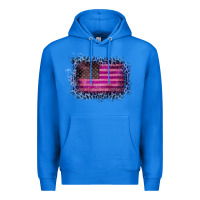 True Royal Old Leopard American Flag Premium Hoodie - Bettercallsaul
