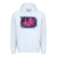 White Old Leopard American Flag Premium Hoodie - Bettercallsaul