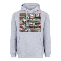 Heather Grey pray big worry small trust god Heavyweight Hoodie - MaliasSmallBusiness