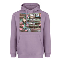 Lavender pray big worry small trust god Heavyweight Hoodie - MaliasSmallBusiness