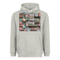 Moon Dust pray big worry small trust god Heavyweight Hoodie - MaliasSmallBusiness