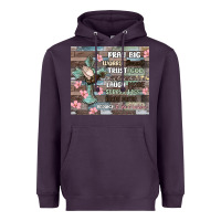Plum pray big worry small trust god Heavyweight Hoodie - MaliasSmallBusiness