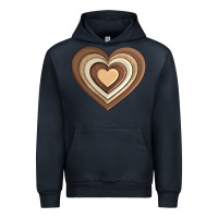Navy melanin heart Urban Hoodie - AdoDesignShop