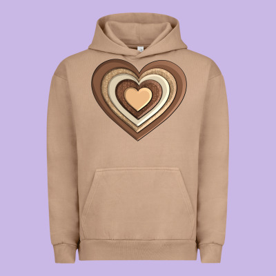 Melanin Heart Urban Hoodie Designed By Adodesignshop