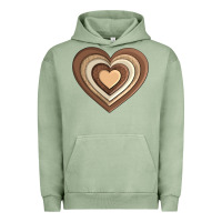 Pigment Oil Green melanin heart Urban Hoodie - AdoDesignShop