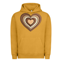 Pigment Peanut Butter melanin heart Urban Hoodie - AdoDesignShop