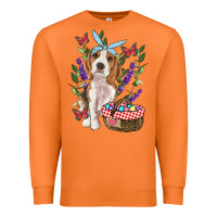 Carrot easter beagle Premium Sweatshirt - RanaPortraitStore