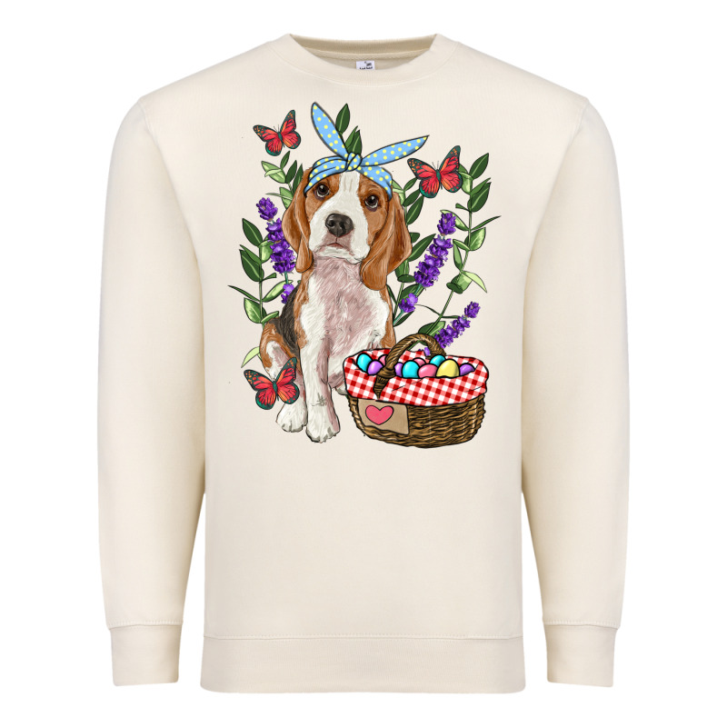 Easter Beagle Premium Sweatshirt by RanaPortraitStore | Teevron