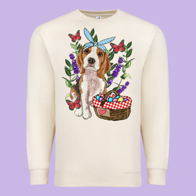 Premium Sweatshirt easter beagle