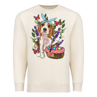Sandshell easter beagle Premium Sweatshirt - RanaPortraitStore