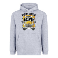 Heather Grey worlds greatest school bus driver Heavyweight Hoodie - MaliasSmallBusiness
