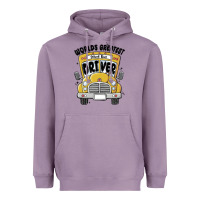 Lavender worlds greatest school bus driver Heavyweight Hoodie - MaliasSmallBusiness
